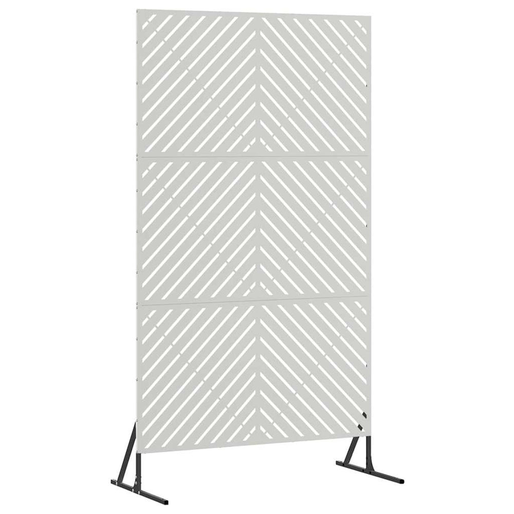 Vidaxl privacyscherm grijs 100 x 50 x 180 cm staal
