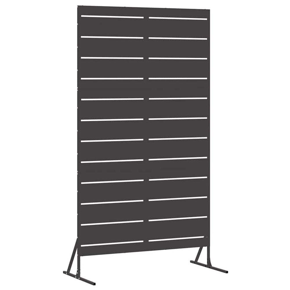 Vidaxl privacyscherm zwart 100 x 50 x 180 cm staal