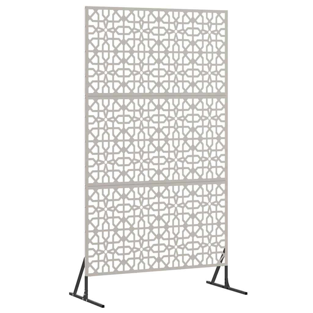 Vidaxl privacyscherm grijs 100 x 50 x 180 cm cortenstaal