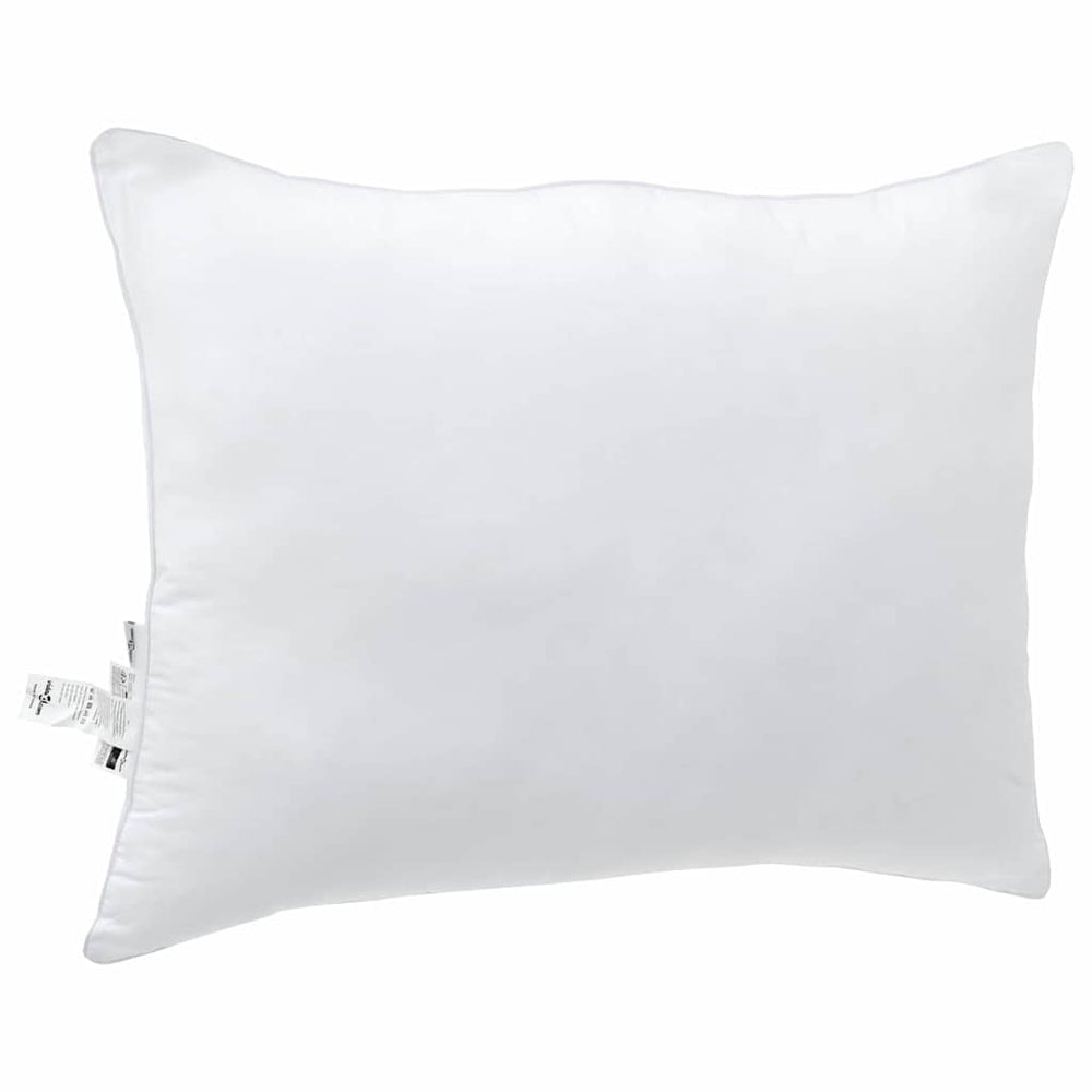 Vidaxl hoofdkussen met kussen wit katoen en polyester