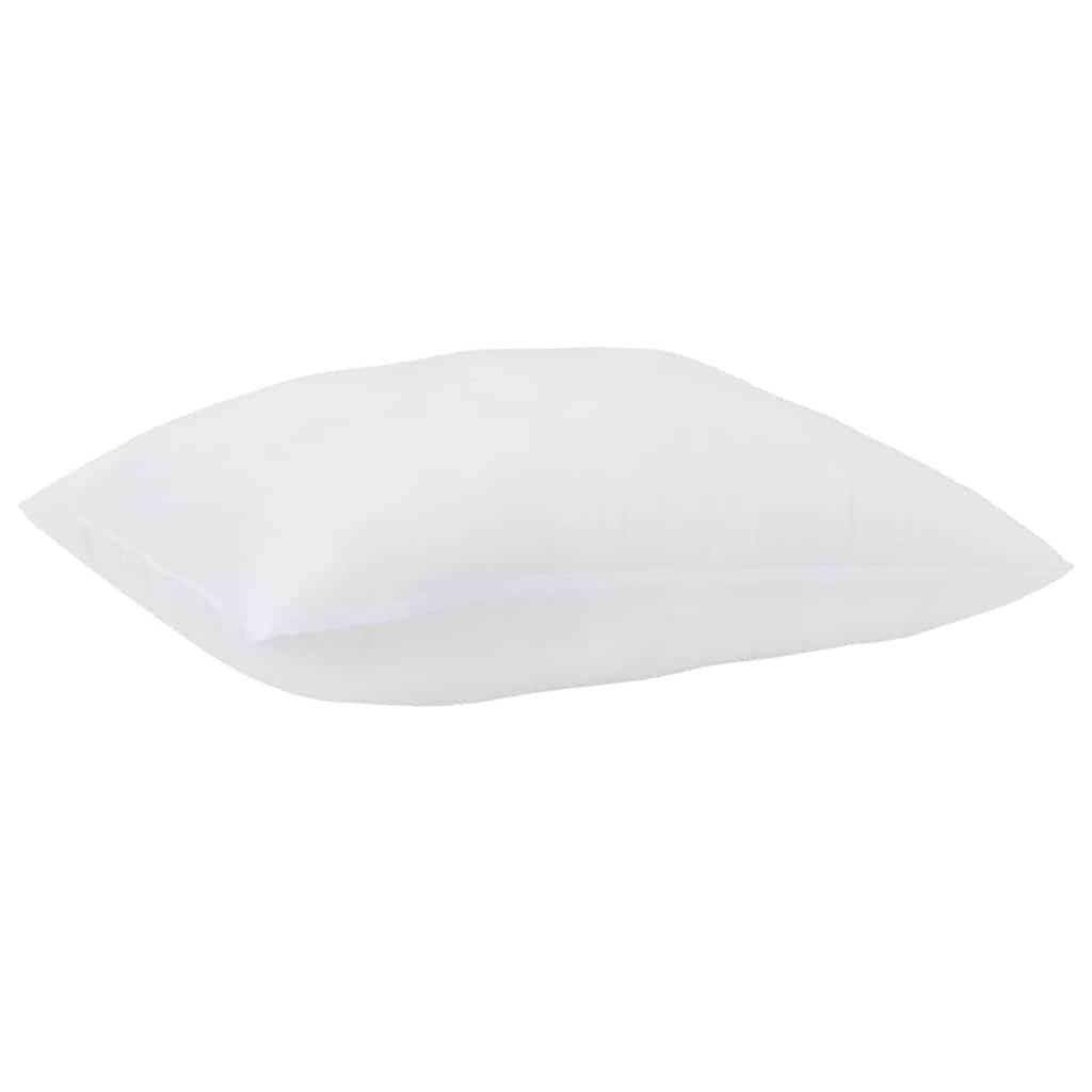 Vidaxl hoofdkussen met kussen 2 pcs wit 61 x 41 x 20 cm polyester