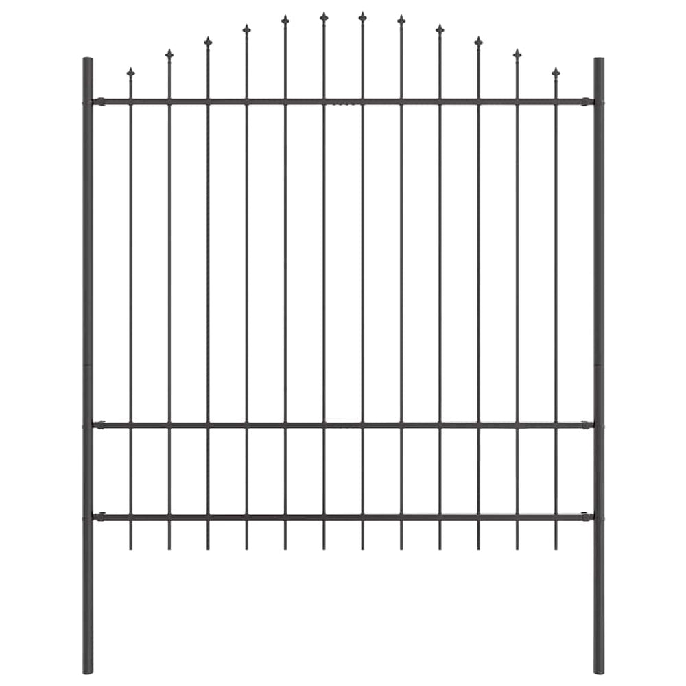 Vidaxl tuinhek grijs 170 x 215 cm gepoedercoat staal