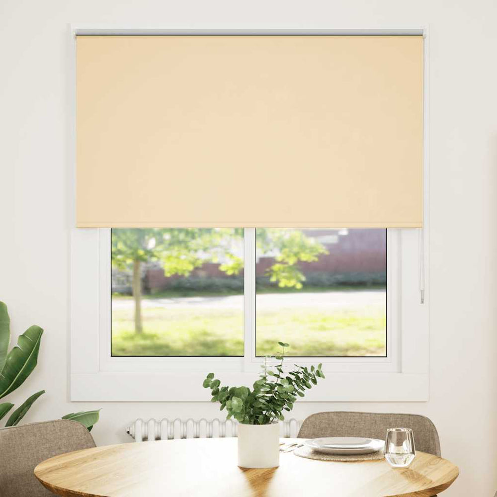 Vidaxl rolgordijn verduisterend 120x175 cm stofbreedte 116,6 cm beige