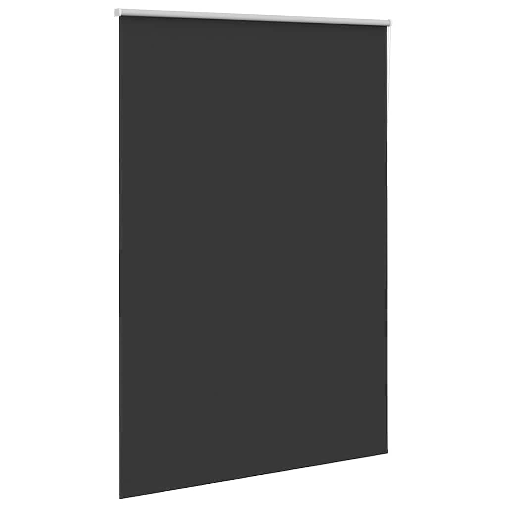 Vidaxl rolgordijn verduisterend 145x210 cm stofbreedte 141,6 cm zwart