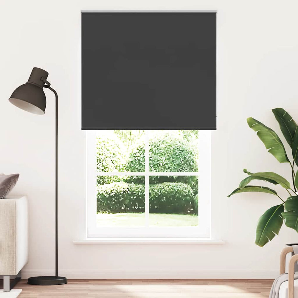 Vidaxl rolgordijn verduisterend 120x230 cm stofbreedte 116,6 cm zwart