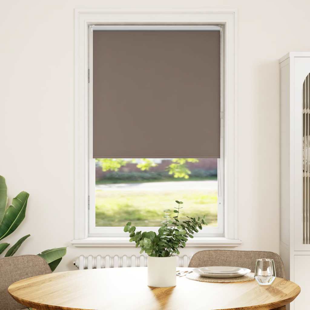 Vidaxl rolgordijn verduisterend koffie 80x175 cm stofbreedte 75,7 cm