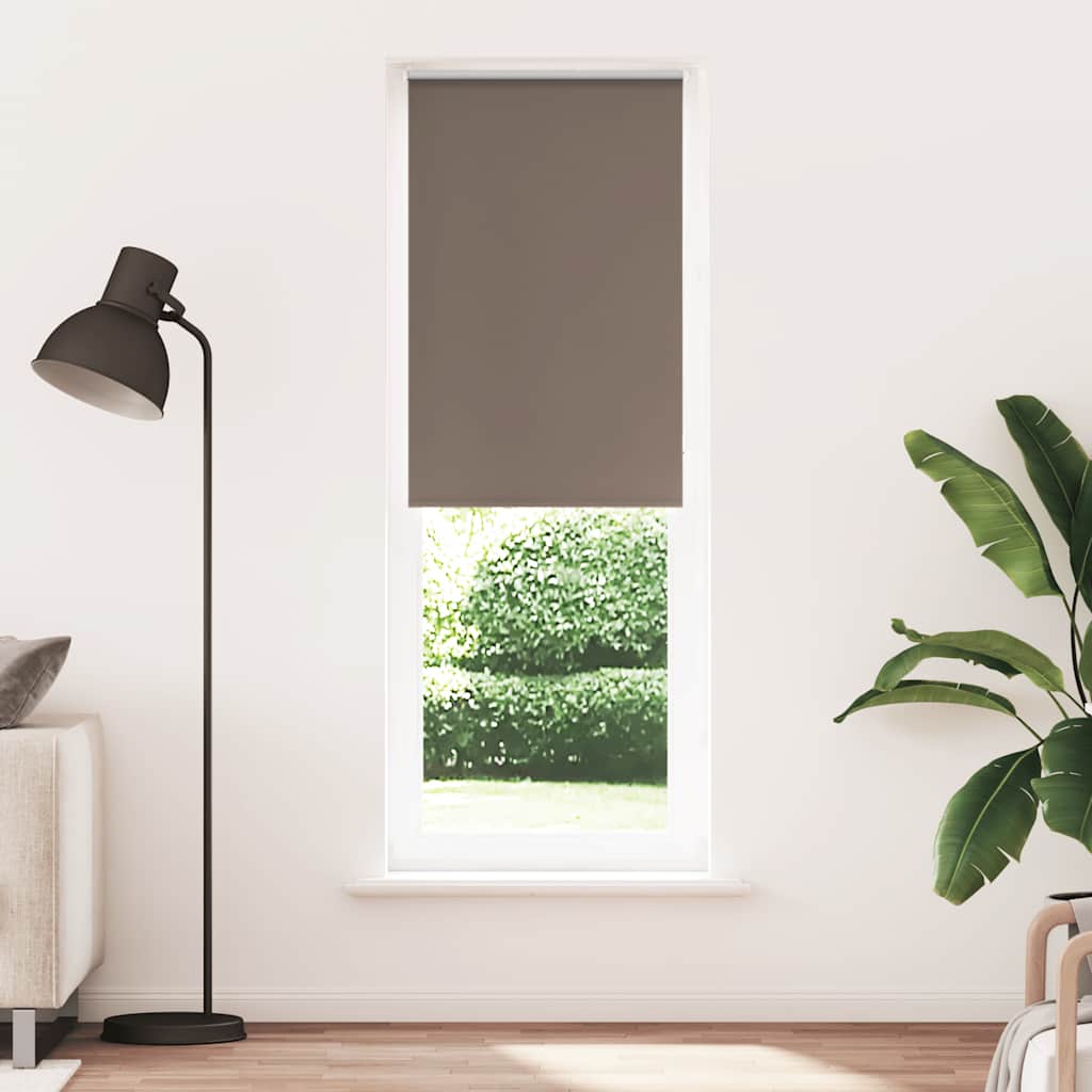 Vidaxl rolgordijn verduisterend koffie 65x210 cm stofbreedte 60,7 cm