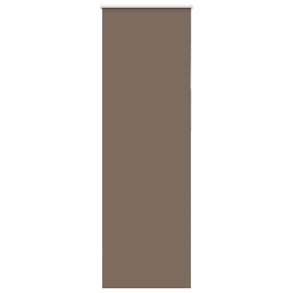 Vidaxl rolgordijn verduisterend koffie 75x230 cm stofbreedte 70,7 cm