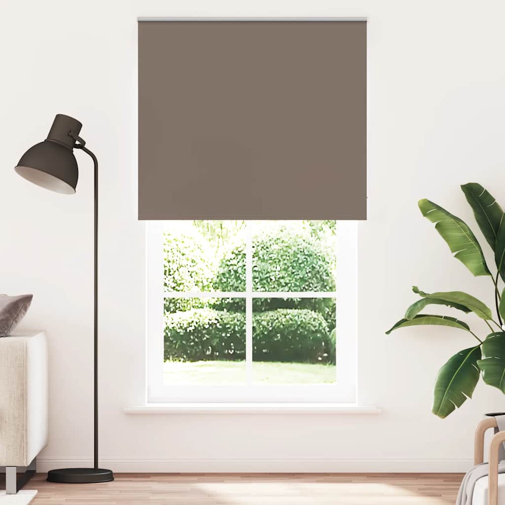 Vidaxl rolgordijn verduisterend koffie 120x230 cm stofbreedte 116,6 cm