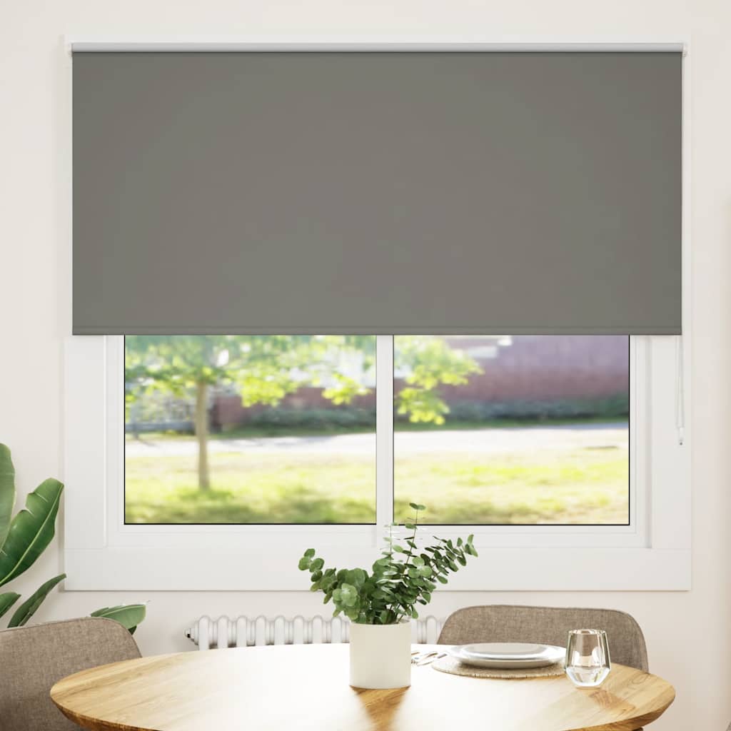 Vidaxl rolgordijn verduisterend 155x175 cm stofbreedte 151,6 cm grijs