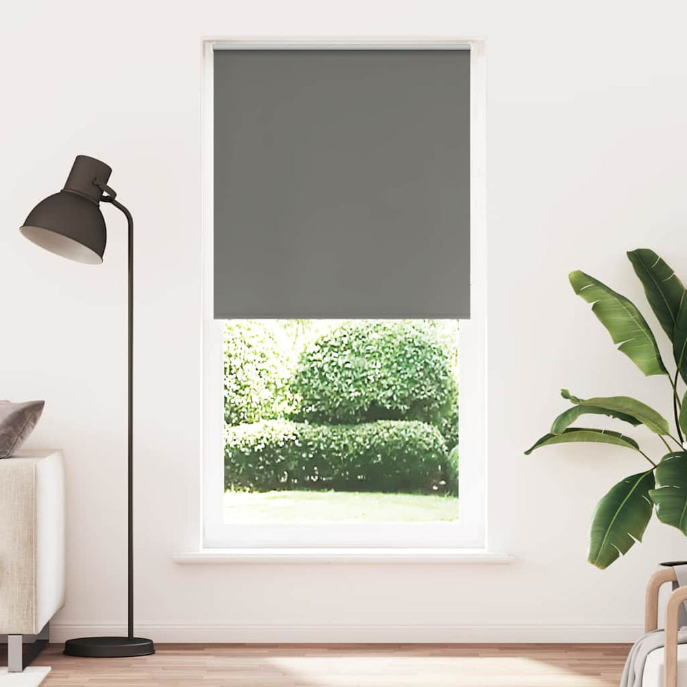 Vidaxl rolgordijn verduisterend 105x210 cm stofbreedte 100,7 cm grijs