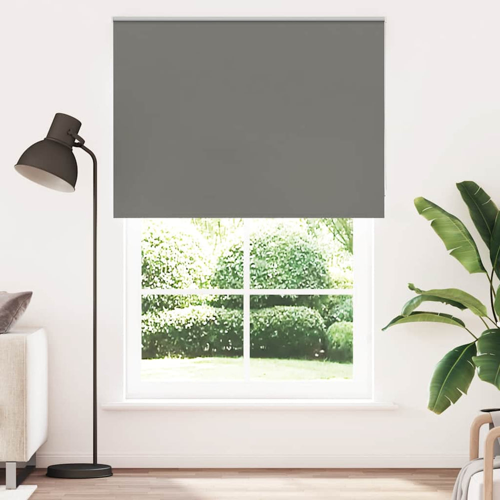 Vidaxl rolgordijn verduisterend 160x230 cm stofbreedte 156,6 cm grijs