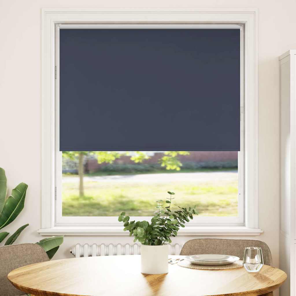 Vidaxl rolgordijn verduisterend 105x130 cm stofbreedte 100,7 cm blauw