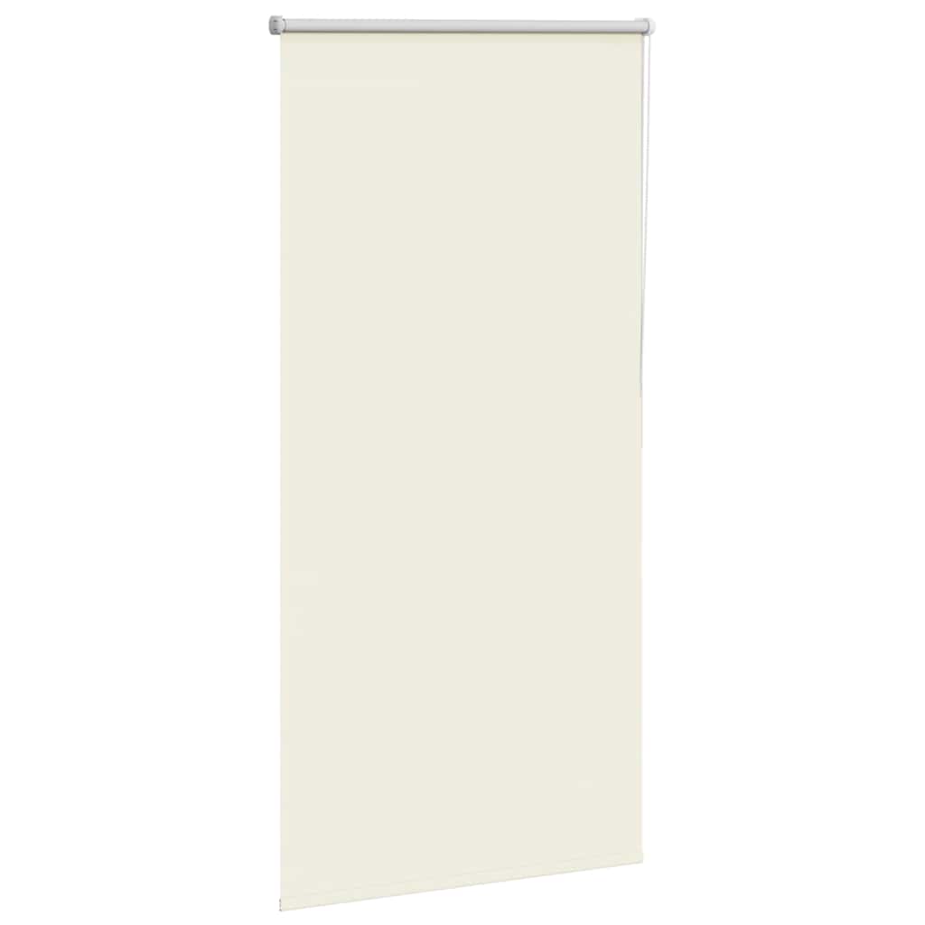 Vidaxl rolgordijn verduisterend gebroken wit 85x130 cm stofbreedte