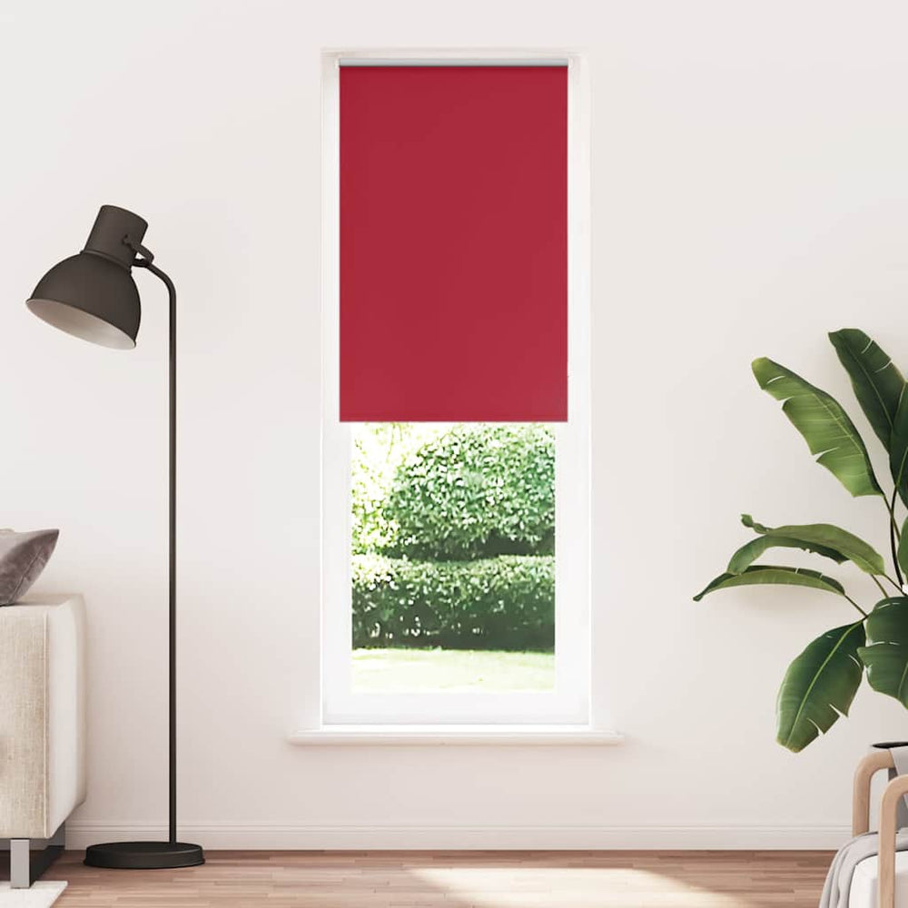 Vidaxl rolgordijn verduisterend 70x210 cm stofbreedte 65,7 cm rood