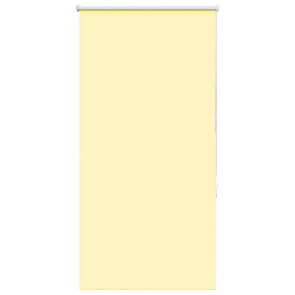 Vidaxl rolgordijn verduisterend 75x130 cm stofbreedte 70,7cm geel