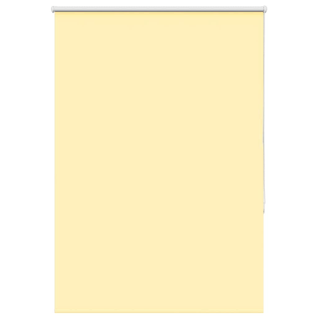 Vidaxl rolgordijn verduisterend 90x130 cm stofbreedte 85,7cm geel