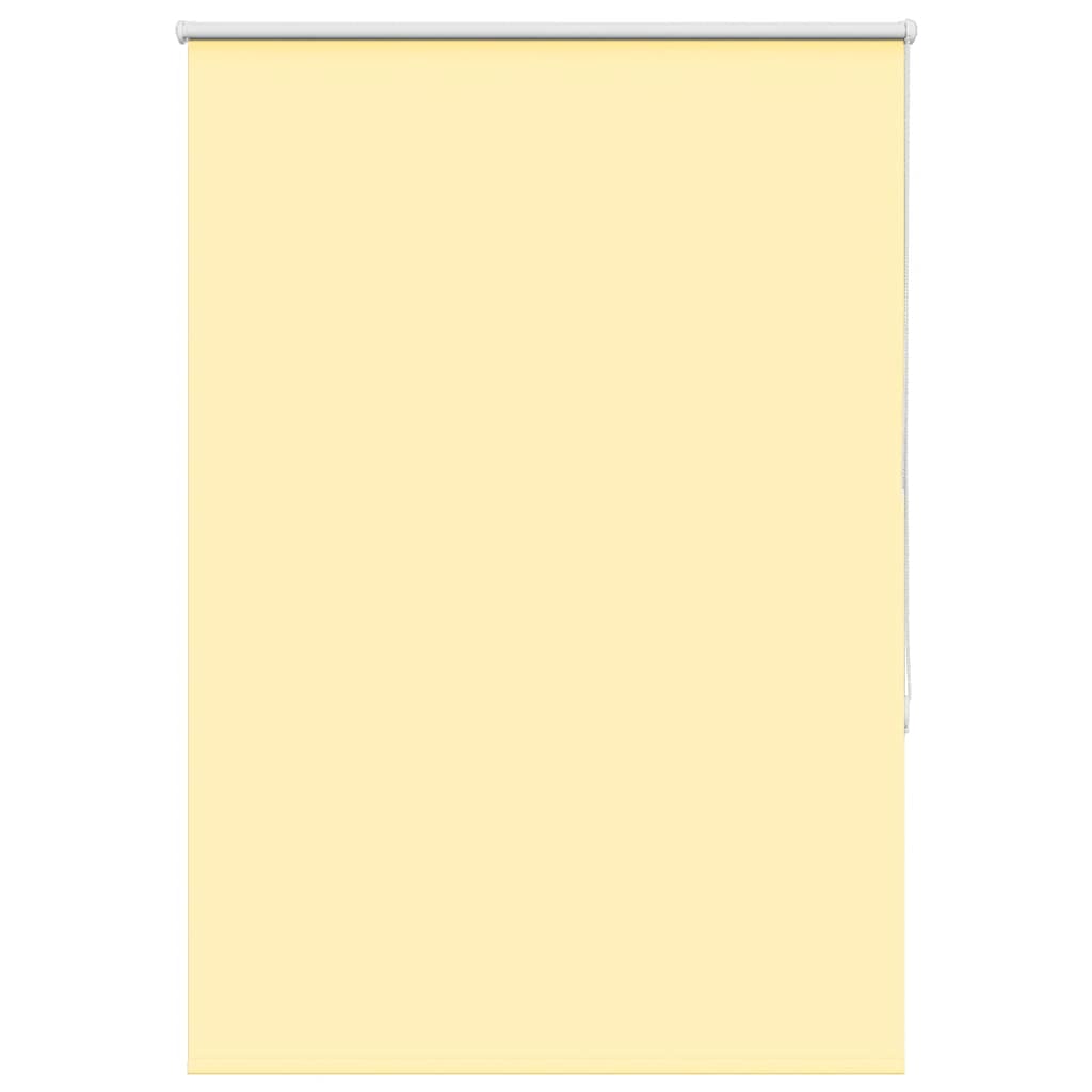 Vidaxl rolgordijn verduisterend 115x150 cm stofbreedte 110,7 cm geel
