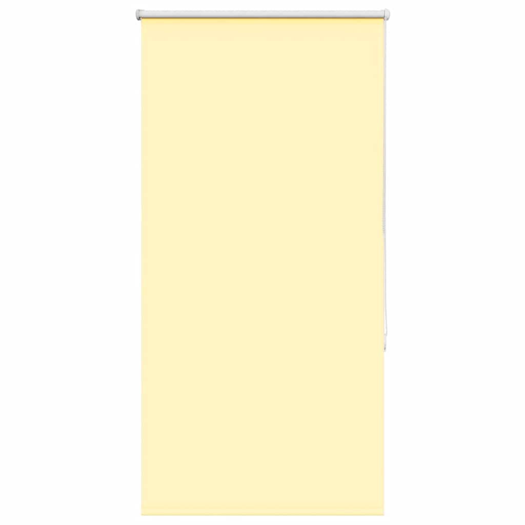 Vidaxl rolgordijn verduisterend 75x175 cm stofbreedte 70,7cm geel