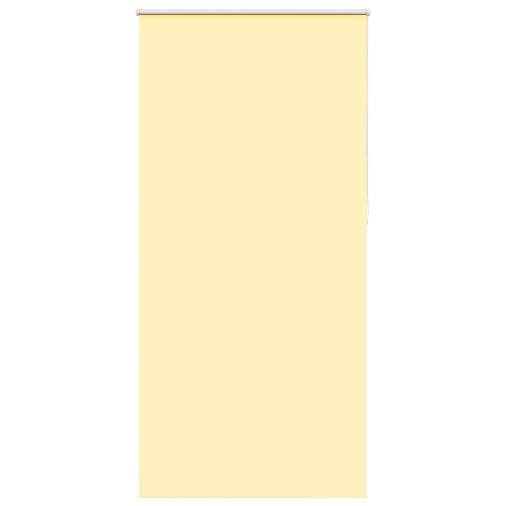 Vidaxl rolgordijn verduisterend 100x210 cm stofbreedte 95,7 cm geel