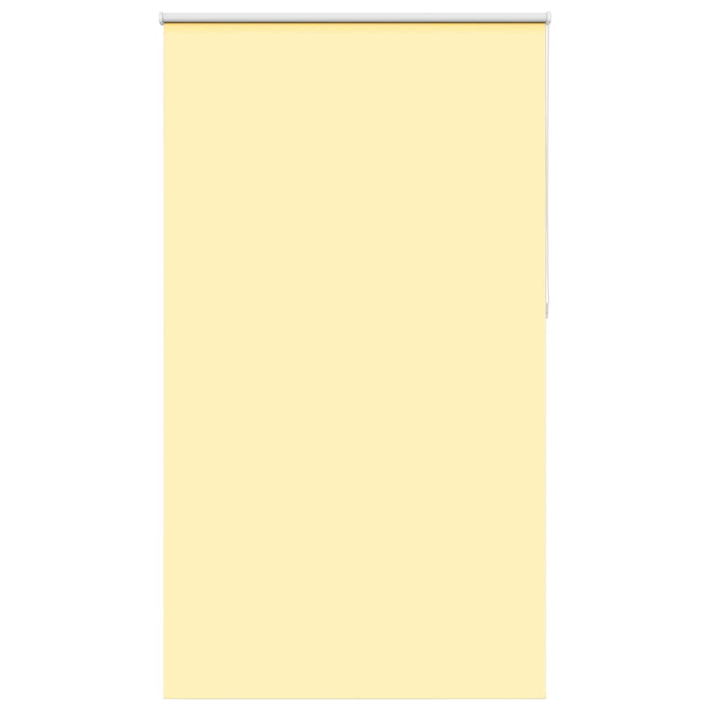 Vidaxl rolgordijn verduisterend 140x210 cm stofbreedte 136,6 cm geel