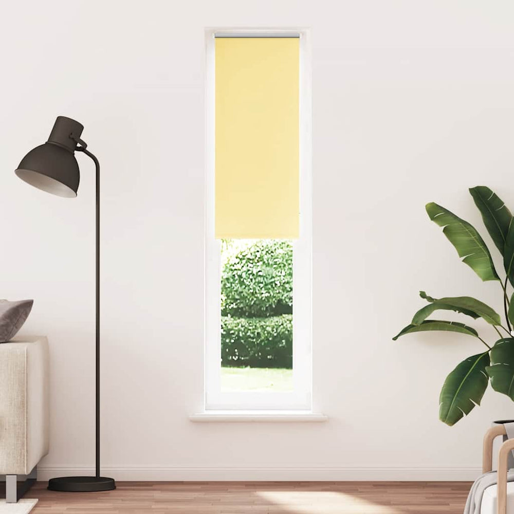Vidaxl rolgordijn 40x230 cm stof verduisterend geel stofbreedte 35,7cm