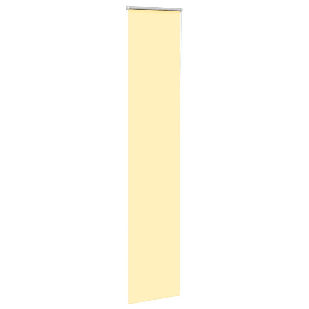 Vidaxl rolgordijn 40x230 cm stof verduisterend geel stofbreedte 35,7cm