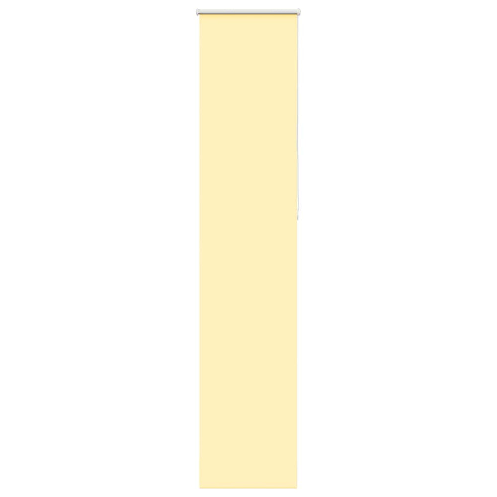 Vidaxl rolgordijn verduisterend 50x230 cm stofbreedte 45,7cm geel