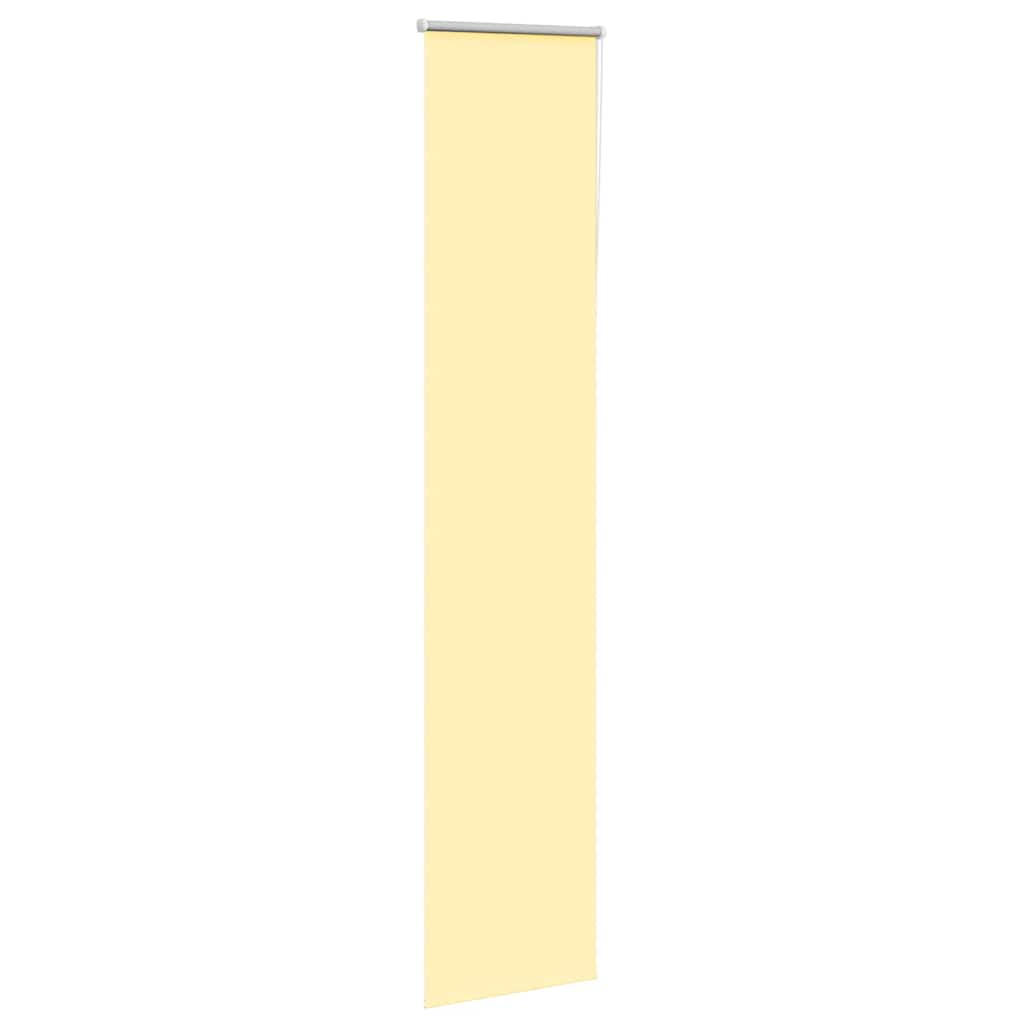 Vidaxl rolgordijn verduisterend 55x230 cm stofbreedte 50,7cm geel