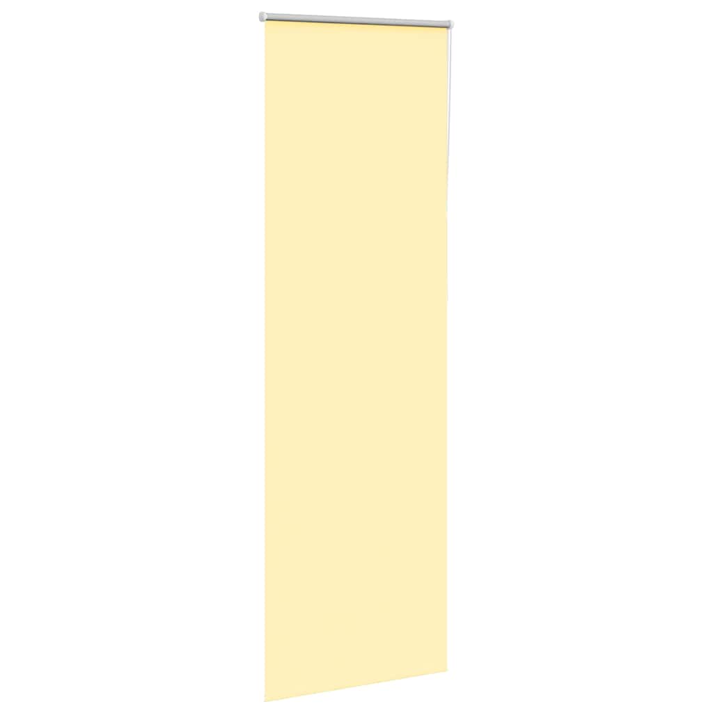 Vidaxl rolgordijn verduisterend 85x230 cm stofbreedte 80,7cm geel