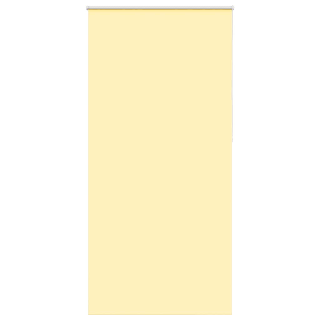 Vidaxl rolgordijn verduisterend 100x230cm stofbreedte 95,7cm geel