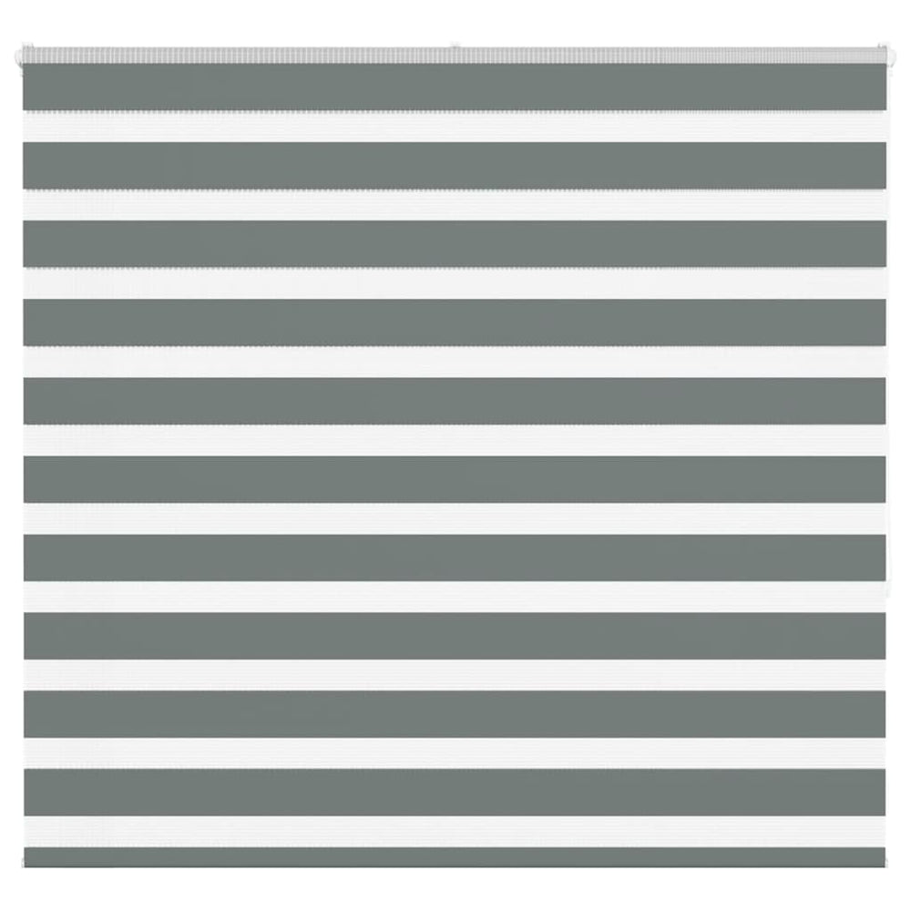 Vidaxl zebra rolgordijn 155x150 cm stofbreedte 150,9 cm donkergrijs