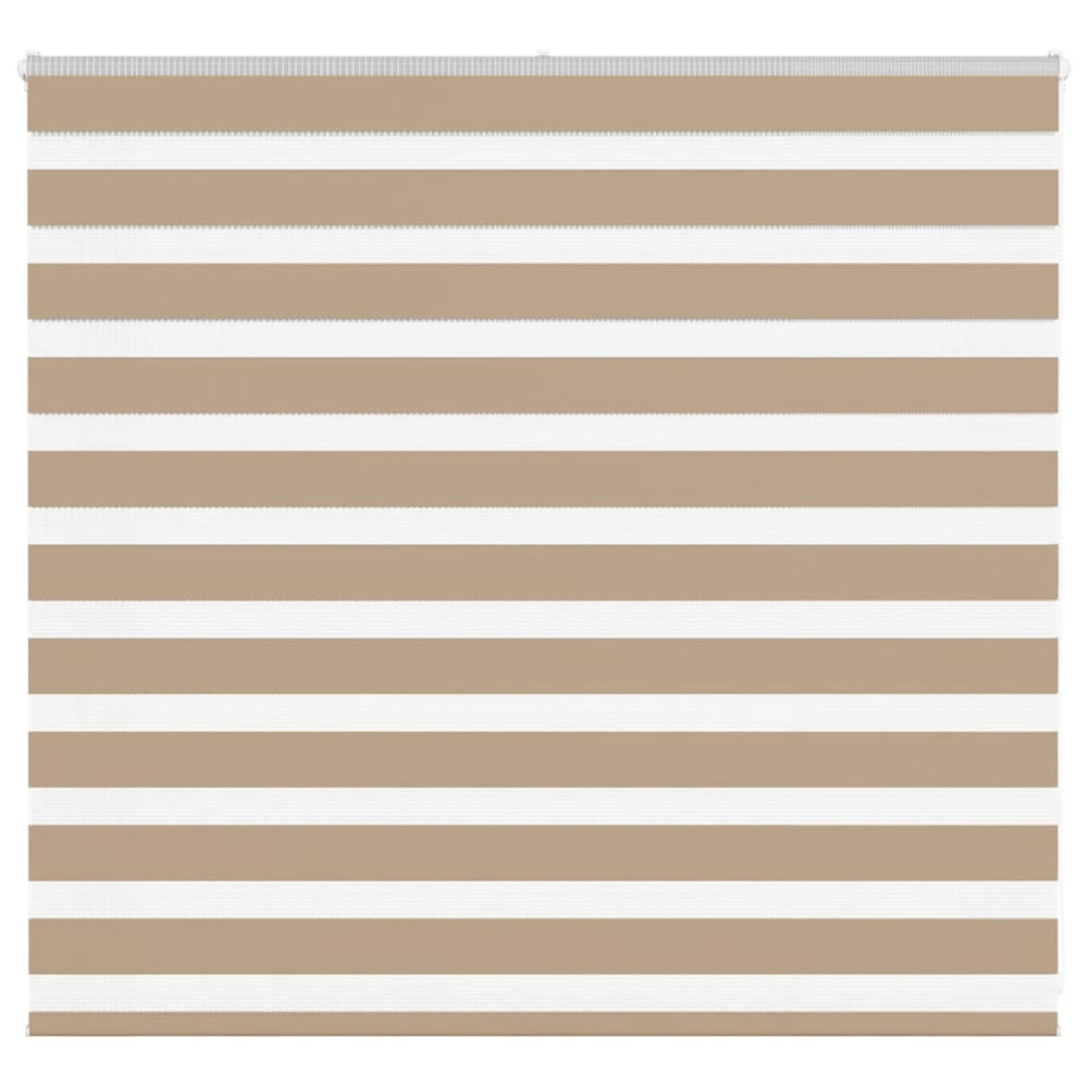 Vidaxl zebra blind 165x100 cm stofbreedte 160,9 cm polyester zandbruin