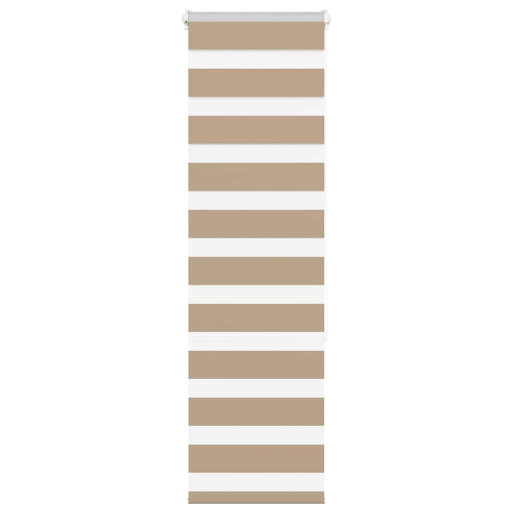 Vidaxl zebragordijn 40x150 cm stofbreedte 35,9 cm polyester zandbruin