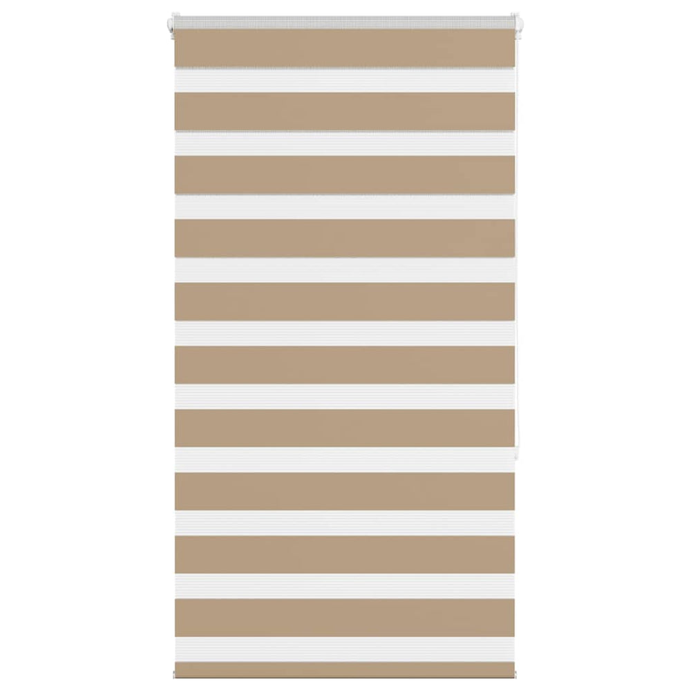 Vidaxl zebra blind 90x150 cm stofbreedte 85,9 cm polyester zandbruin