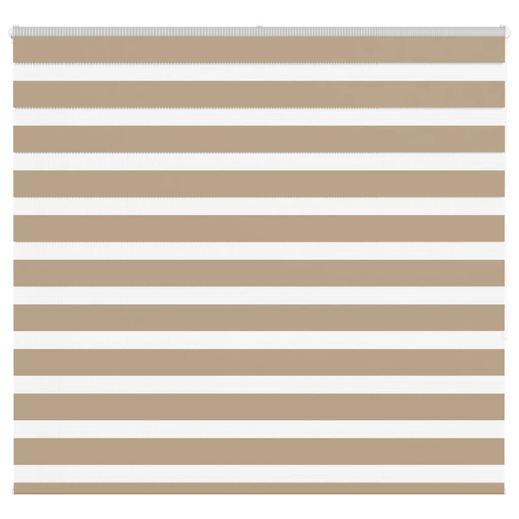 Vidaxl zebra blind 165x150 cm stofbreedte 160,9 cm polyester zandbruin