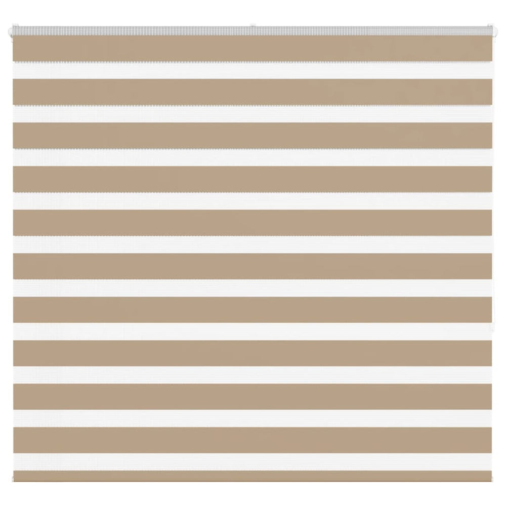 Vidaxl zebra blind 165x150 cm stofbreedte 160,9 cm polyester zandbruin