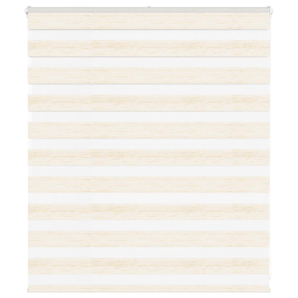 Vidaxl zebra rolgordijn 120x100 cm stofbreedte 115,9 cm marmerbeige