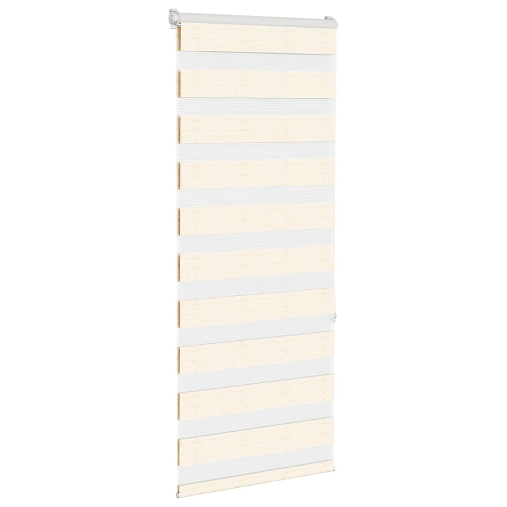 Vidaxl zebragordijn 60x150 cm stofbreedte 55,9 cm polyester marmerbeige