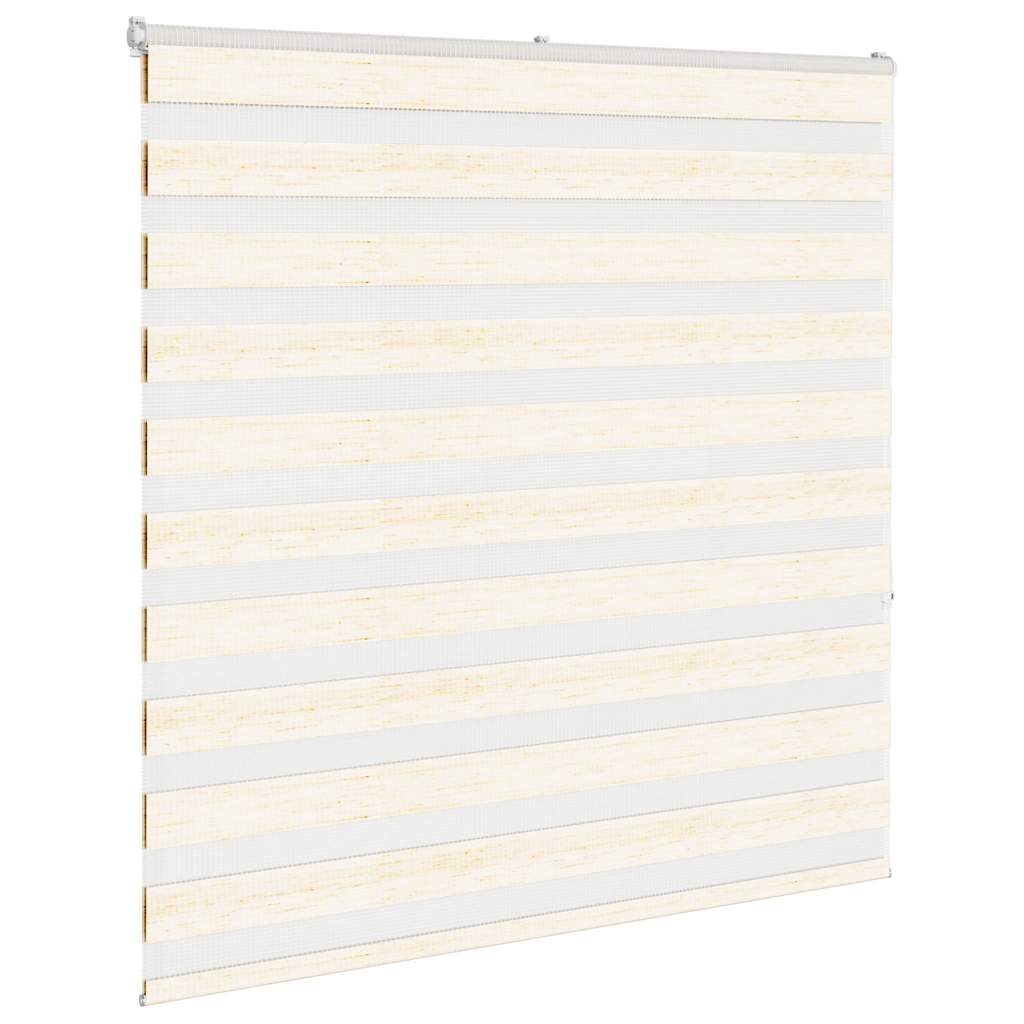Vidaxl zebra blind 145x150cm stofbreedte 140,9cm polyester marmerbeige