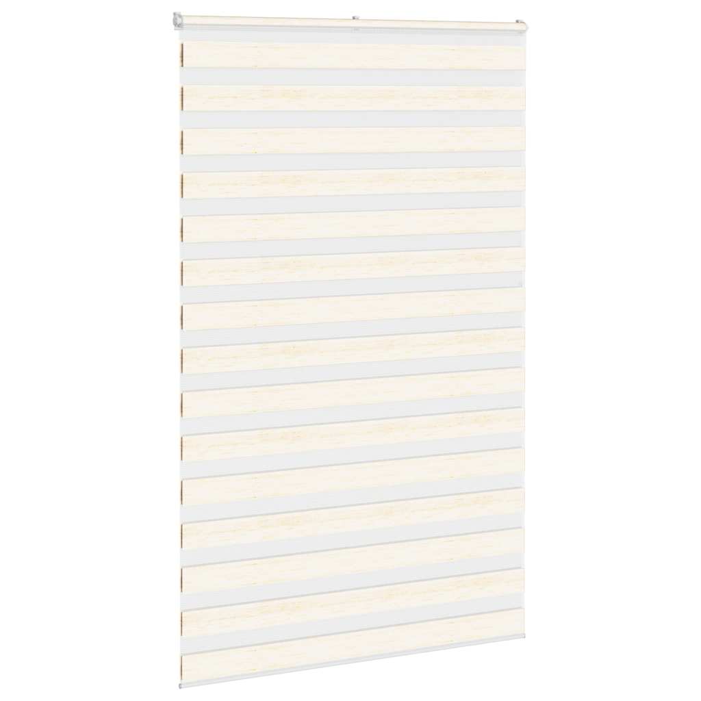 Vidaxl zebragordijn 145x230cm stofbreedte 140,9cm polyester marmerbeige