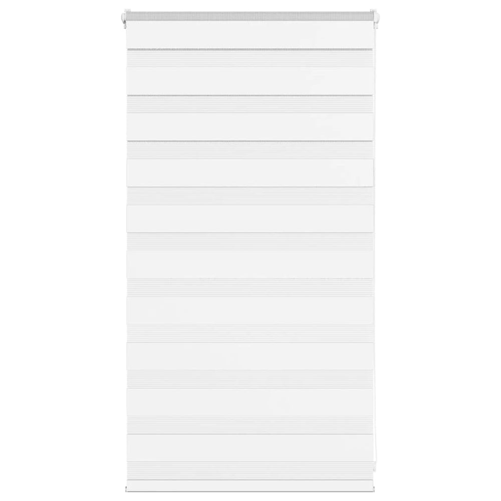 Vidaxl zebra blind 70x100 cm stofbreedte 65,9 cm polyester wit