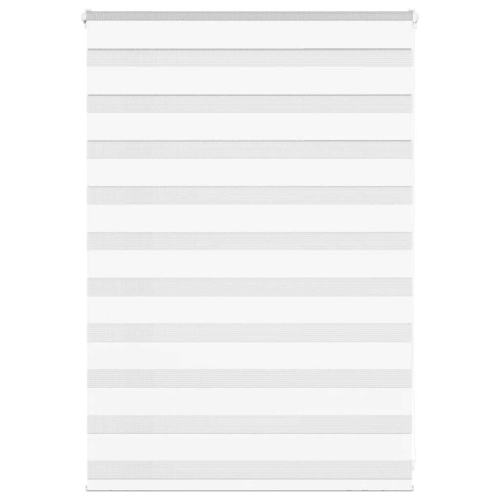 Vidaxl zebra blind 100x100 cm stofbreedte 95,9 cm polyester wit