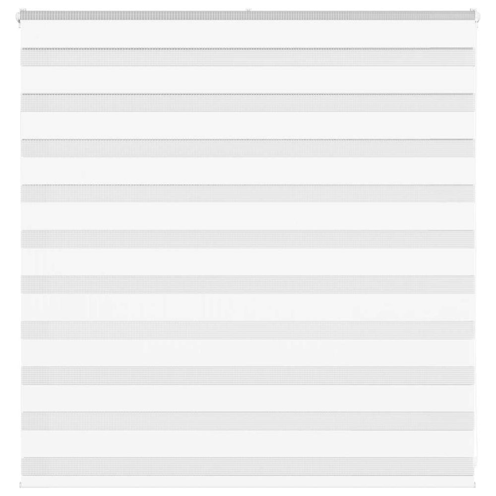 Vidaxl zebra blind 140x100 cm stofbreedte 135,9 cm polyester wit
