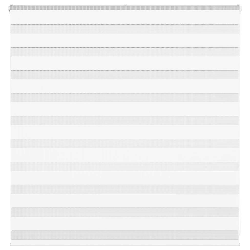 Vidaxl zebra blind 140x100 cm stofbreedte 135,9 cm polyester wit