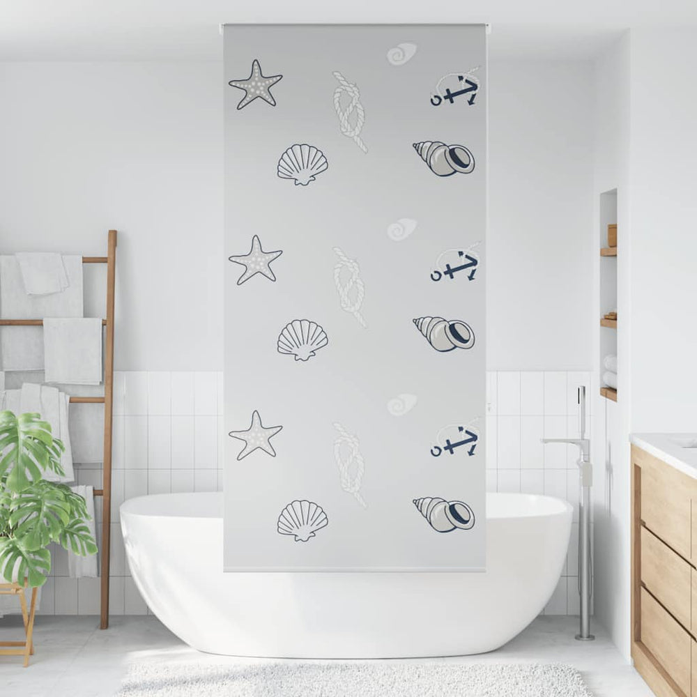 Vidaxl doucherolgordijn 90x240 cm stofbreedte 86 cm
