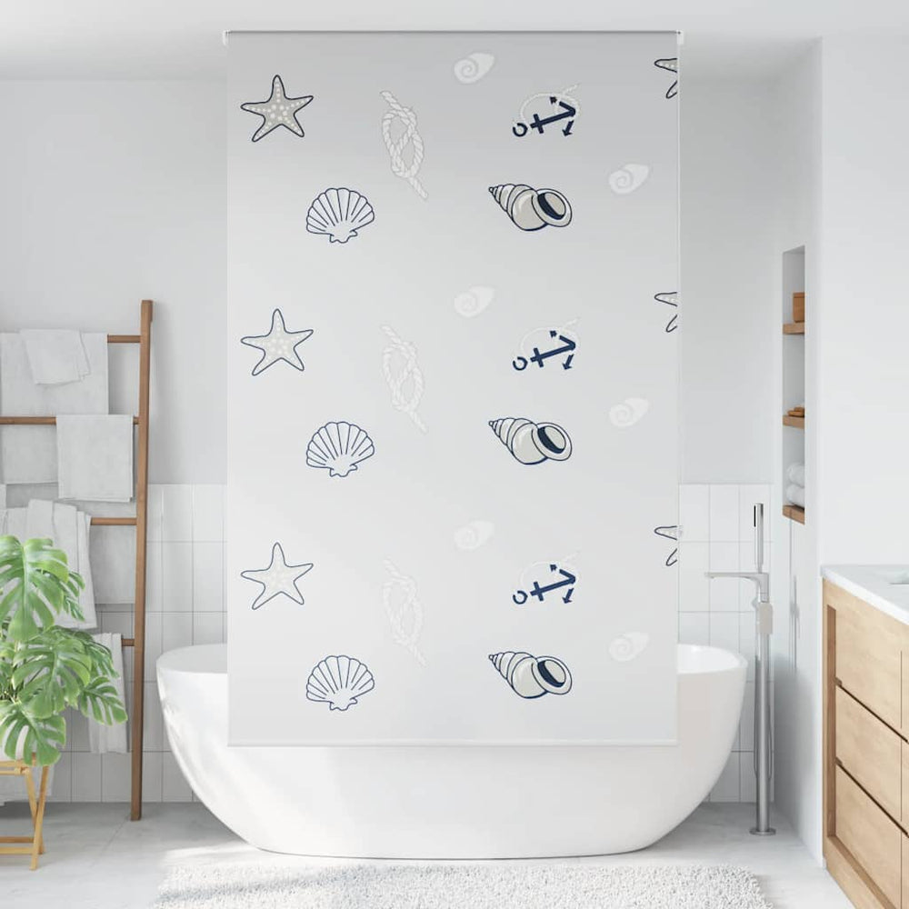 Vidaxl doucherolgordijn 130x240 cm stofbreedte 126 cm