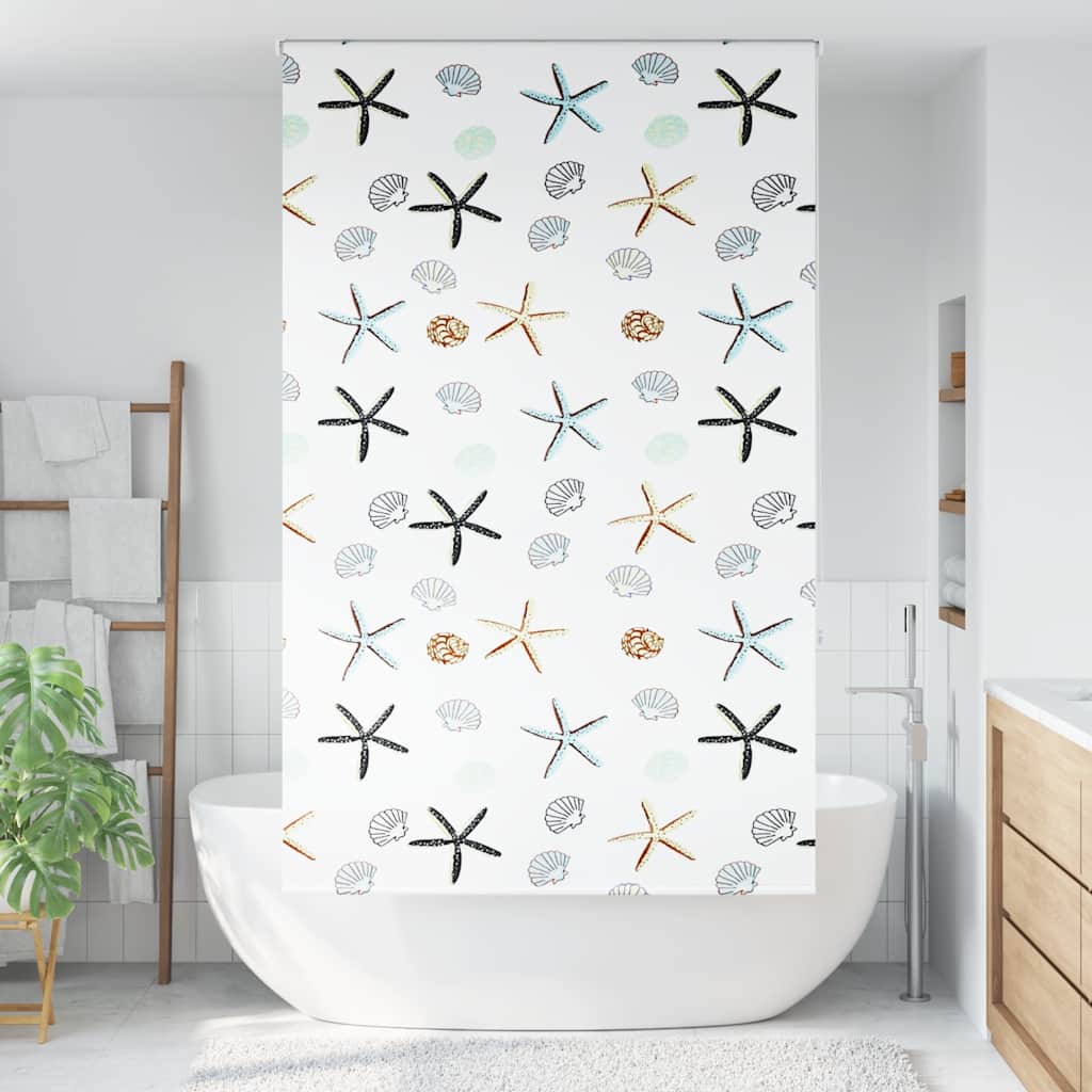 Vidaxl doucherolgordijn 130x240 cm stofbreedte 126 cm