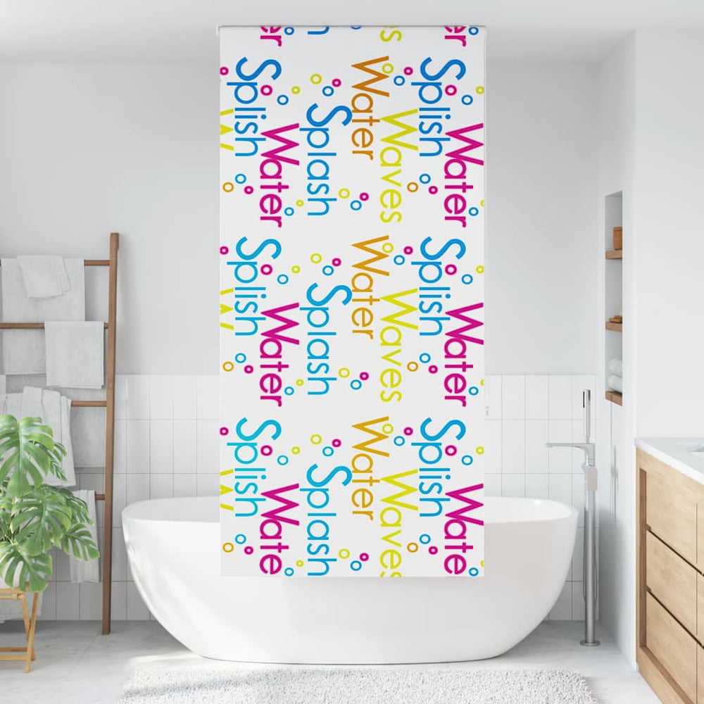 Vidaxl doucherolgordijn 100x240 cm stofbreedte 96 cm