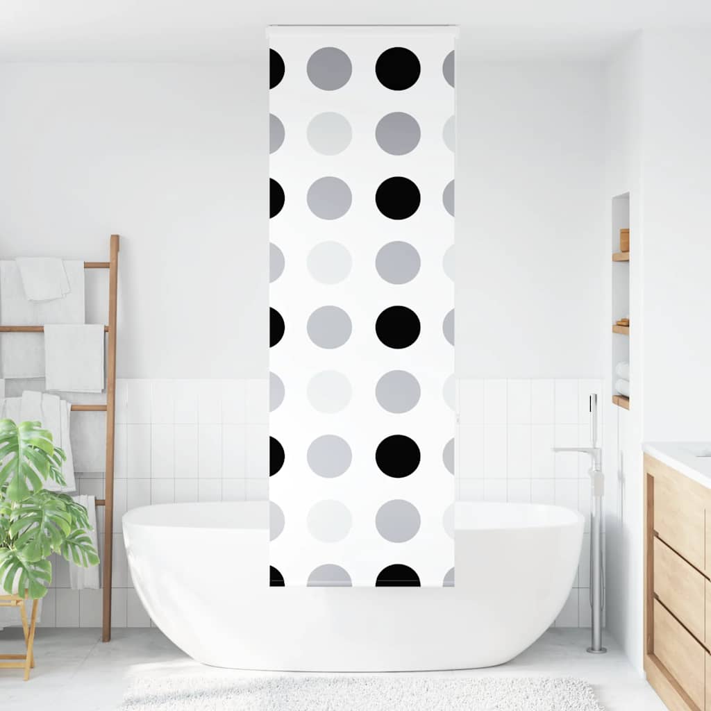 Vidaxl doucherolgordijn met cassette 80x240 cm stofbreedte 76 cm